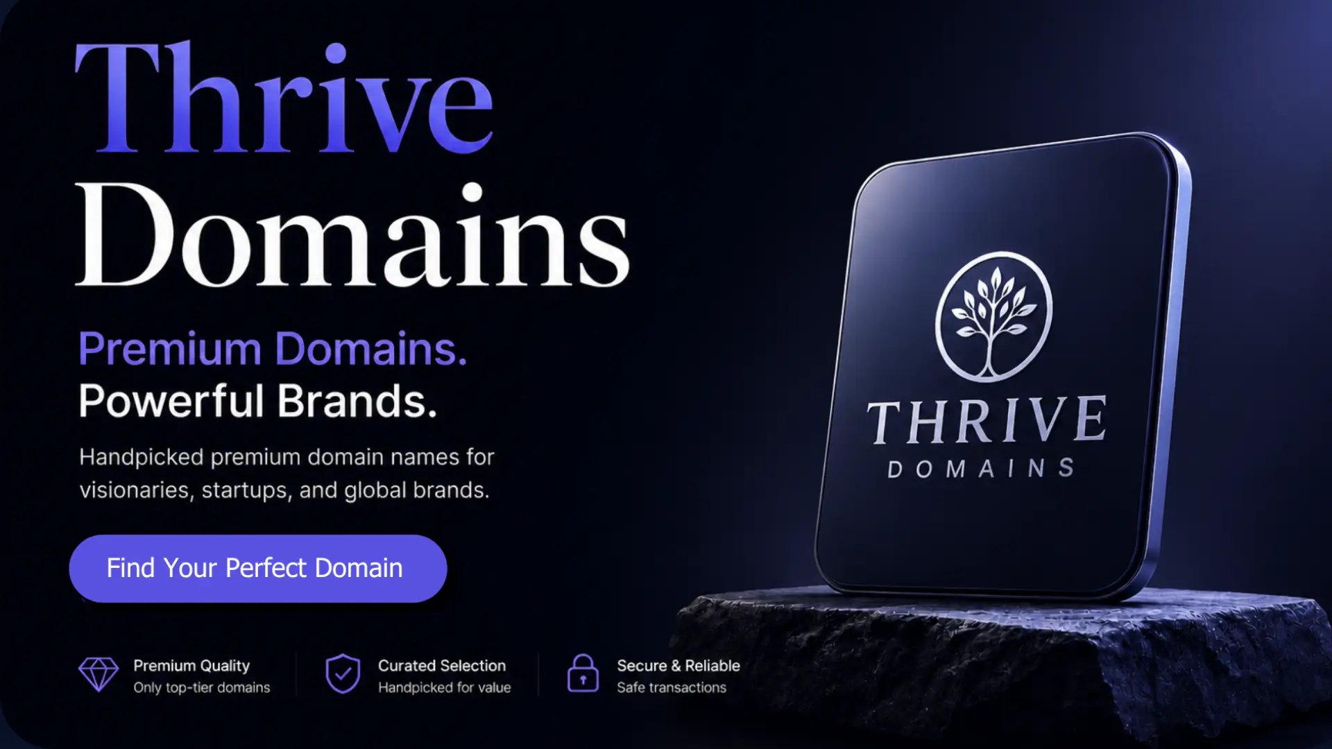 Thrive Domains Hero image